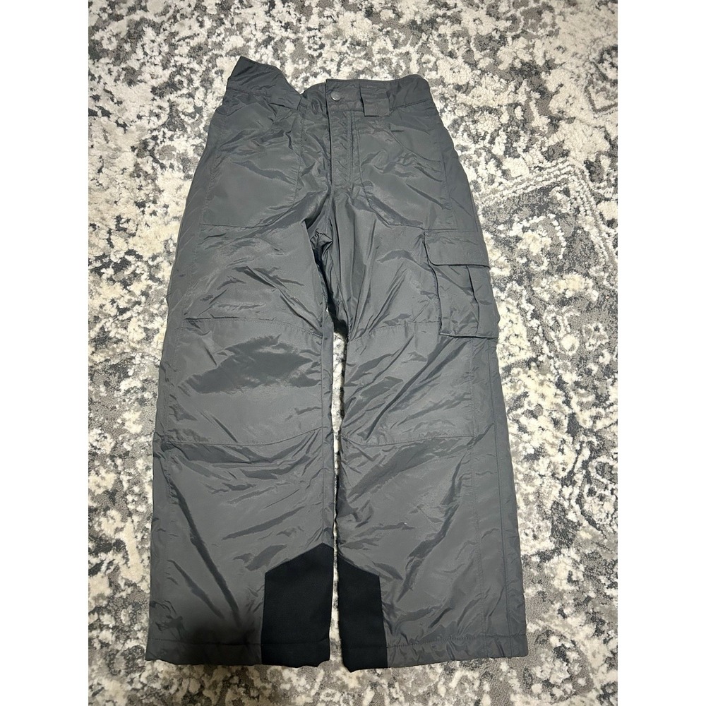 Columbia Grey Unisex Kids Snowpants Size 8 Youth